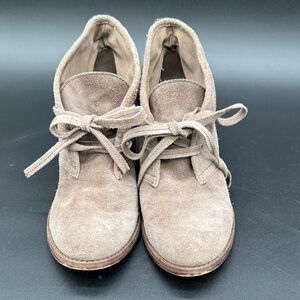 Women's Carlos by Carlos Santana Tan Beige Suede Graham Ankle Boot Size 7.5